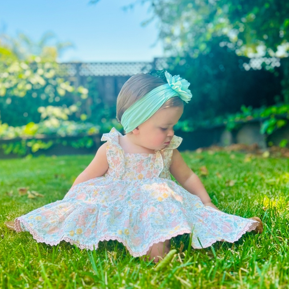 Catherine Malandrino Pastel Floral Print Fit & Flare Toddler Girl’s Dress